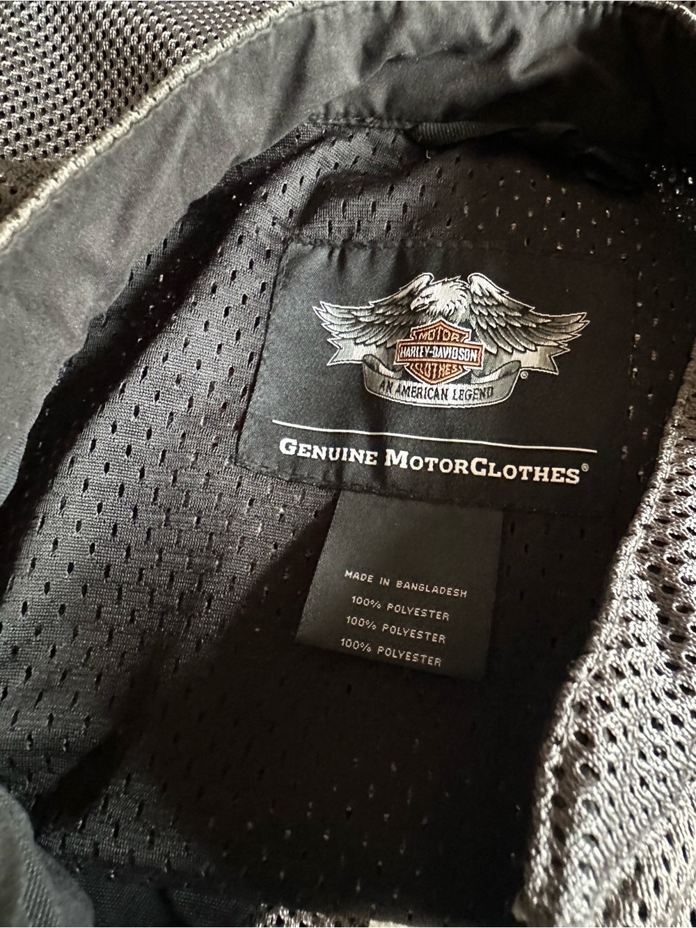 Harley-Davidson Gray Mesh Riding Jacket - Picture 6 of 7